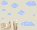 Clouds and Birds Nursery Vinyl Decal Children Sticker